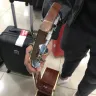 Etihad Airways - my guitar which was found cracked from various places.