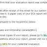 World Education Services [WES] - wes evaluation report