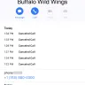 Buffalo Wild Wings - no one will accept my calls