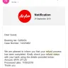 AirAsia - refund status