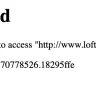 Loft / Ann Taylor - Website - no access!!!