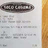 Taco Cabana - bad service & trash salad bar