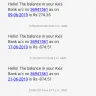 Axis Bank - current account / money deducted