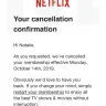 Netflix - billing me after I cancelled my netflix