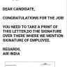 Air India - about the job - Photo 1