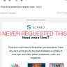 Scribd - Unauthorized charges and avoidance