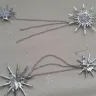 Wish - women flower silver full crystal chain brooch pin christmas gift wedding lady lun - Photo 1