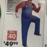 Party City - incomplete costume not refundable