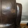 Bob's Discount Furniture - Leather sofa recliner