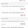 Del Taco - double charge on my debit card - Photo 1