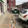 Dollar Tree - building trash