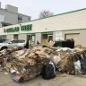 Dollar Tree - building trash