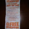Burger King - customer service and whopper survey - Photo 1