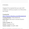 Singapore Post (SingPost) - returning my item back to seller without explanation - Photo 2