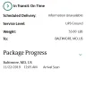 UPS - tracking #1zr4e2040318051412