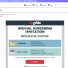 Gofobo - email I received on december 08, 2019 @ 10:22 am, sending me an invite to a "special screening invitation on 12-11-19 @ 7:30 pm