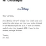 Disney Store - overcharges - Photo 2