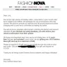 Fashion Nova - refund department