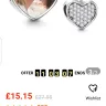 Soufeel Jewellery - Heart photo and paw photo charm