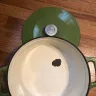 Food Network - green dutch cooker with white ceramic lining - Photo 1