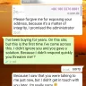 AliExpress - threatening seller at whatsapp