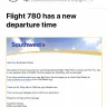 Southwest Airlines - flight delayed