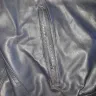 Armani - dark blue hooded jacket made of artificial leather