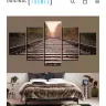 AN & Associates - ordered 5 piece train track canvas set! got a color by number of something I can’t even tell what it is! - Photo 1