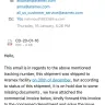 Aramex International - lost shipment number 32649265935 - Photo 5