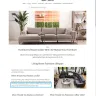 Living Spaces Furniture - nolan leather dark grey sleeper couch and warranty service - Photo 1