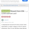 Reward Zone USA - Gift card reward not received