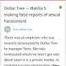 Dollar Tree - Sexual harassment