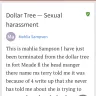 Dollar Tree - Sexual harassment - Photo 3