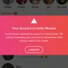 Tinder - account being reviewed - Photo 1