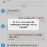 Letgo - Chat function failed in middle of conversation; charged premium fee without giving an option to confirm fee or select more valuable options