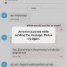 Letgo - Chat function failed in middle of conversation; charged premium fee without giving an option to confirm fee or select more valuable options - Photo 1