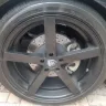 Firestone Complete Auto Care - Damaged wheels after taking 5 hrs to patch tires.