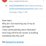Aramex International - Complete negligence causing loss of my money!! - Photo 3