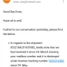 Aramex International - Complete negligence causing loss of my money!! - Photo 5