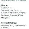 Wish.com - Unilateral cancellation of my handphone p40 pro and charge me shipping fees myr 52