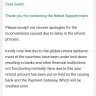 Rehlat - Refund not received - from 17- Apr-2020