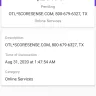 ScoreSense.com - Unauthorized service charge