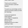 Luckylandslots.com - Stuck in verification, support won't help - Photo 2