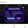 Luckylandslots.com - Customer service