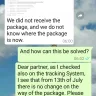 AliExpress - Return to sender and refund