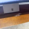 Living Spaces Furniture - Alton cherry king bed - damaged rails - Photo 1