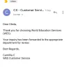 World Education Services [WES] - Process of evaluation delays - Photo 6