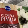 Kroger - Kroger Brand Frozen Chopped Spinach
