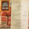 Aldi - Not giving customers change shortage of change