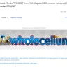 Wholecelium.com - Failed to deliver the order failed to restitute payment failed to reply my demands